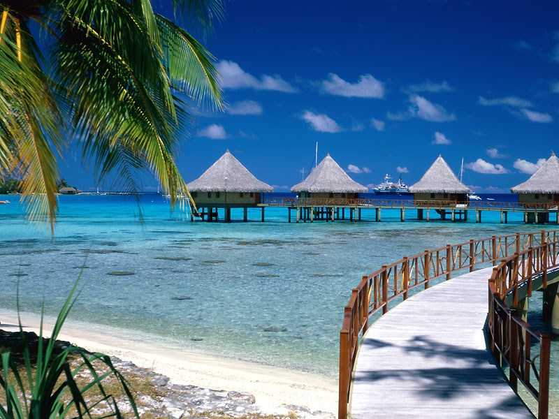 Walkway to Paradise Tiputa Rangiroa French Polynesia